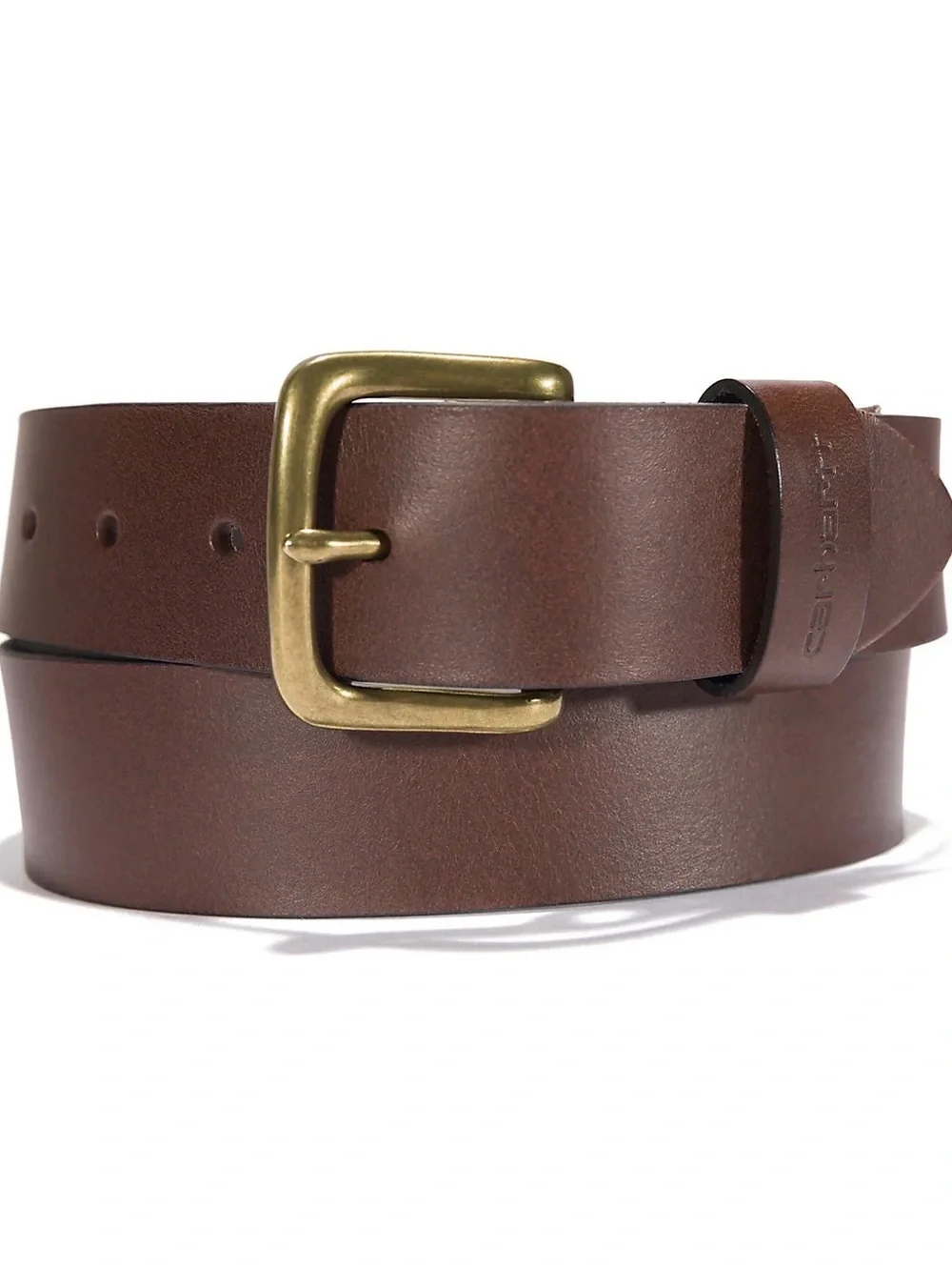 Carhartt Bridle Leather Classic Buckle Belt Brown Full Grain Size 38 Men’s
